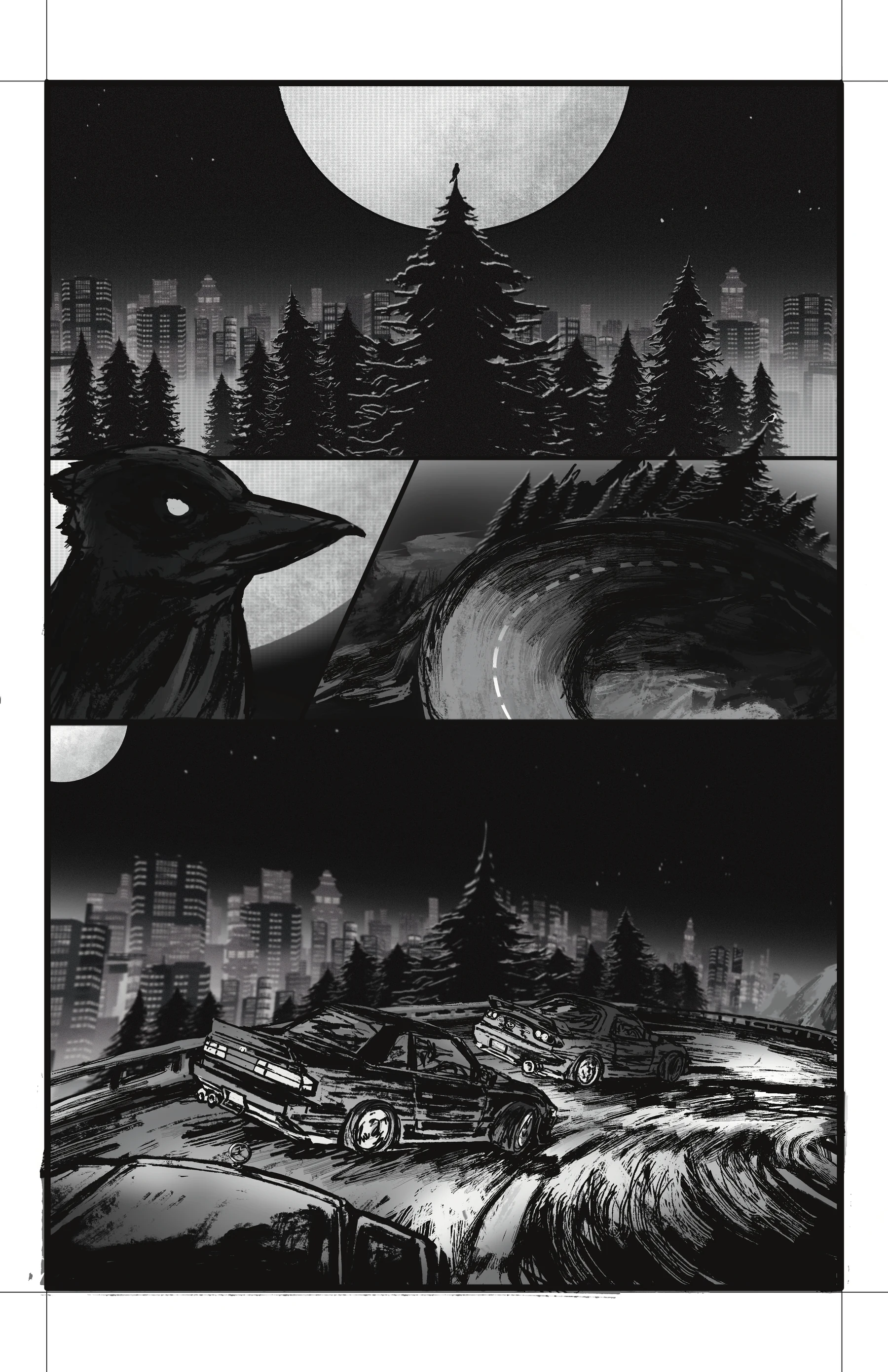Comic strip sequence panel 2