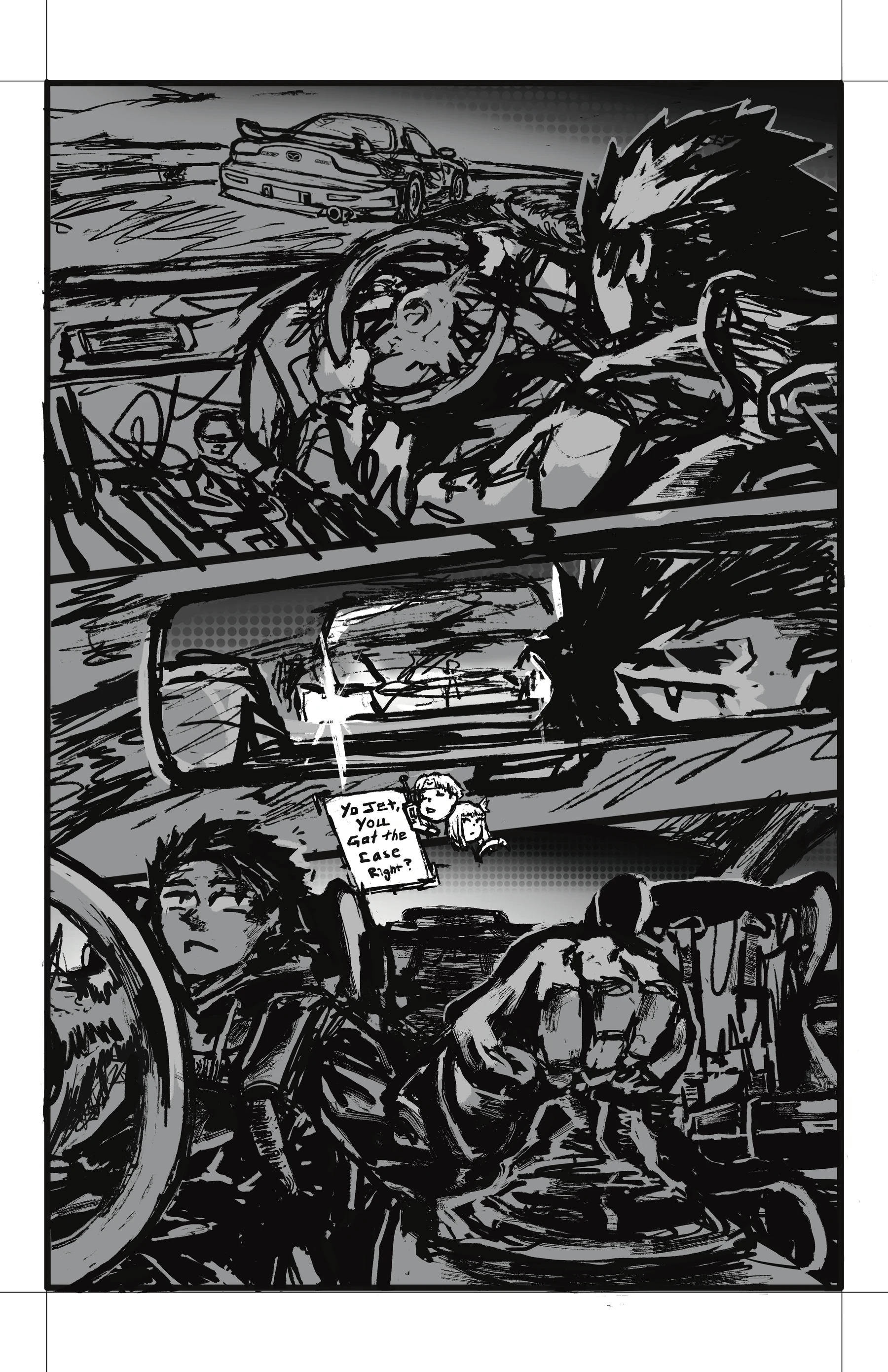 Comic strip sequence panel 3
